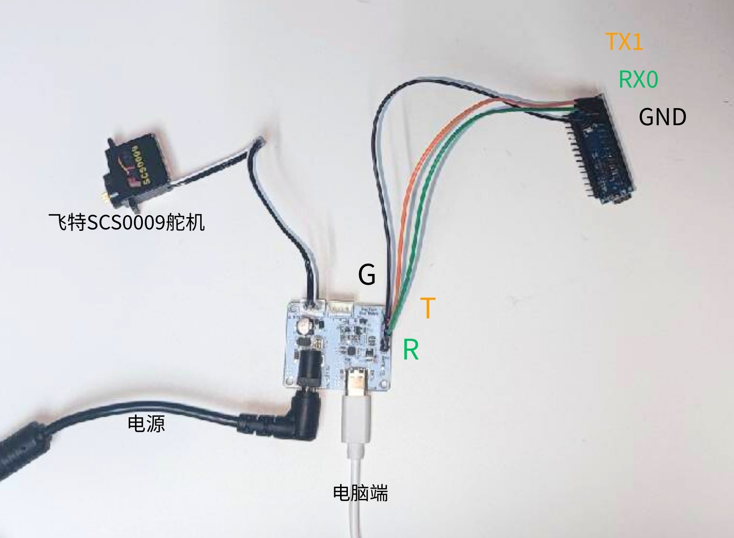 2. Configurar IDs de servos – 1