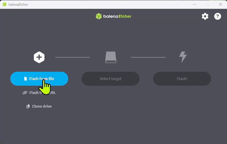 Writing the Jetson ISO to a USB flash drive with Balena Etcher